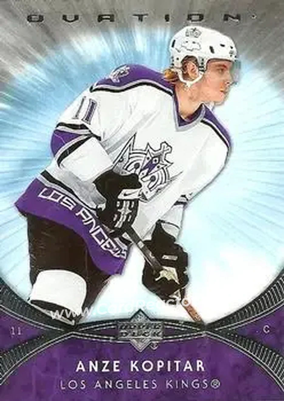 2007-08 Upper Deck Ovation #26 - Anze Kopitar - Los Angeles Kings - Front