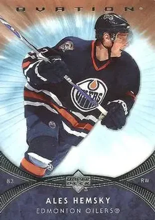 2007-08 Upper Deck Ovation #28 - Ales Hemsky - Edmonton Oilers