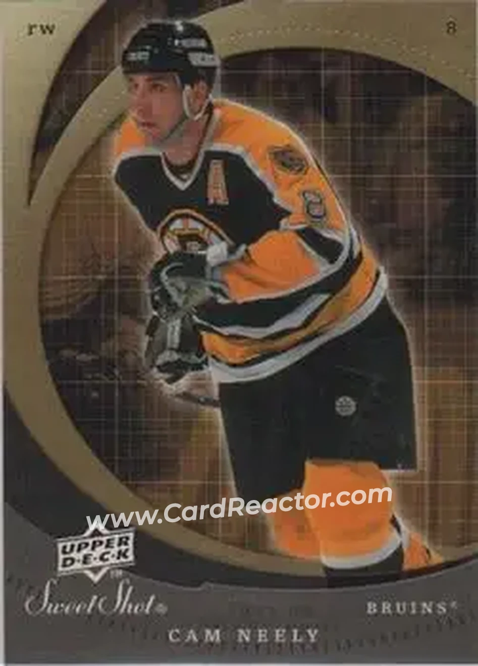 2007-08 Upper Deck Sweet Shot #8 - Cam Neely - Boston Bruins - Front 2007-08 Upper Deck Sweet Shot #8 - Cam Neely - Boston Bruins - Front