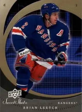 2007-08 Upper Deck Sweet Shot #16 - Brian Leetch - New York Rangers