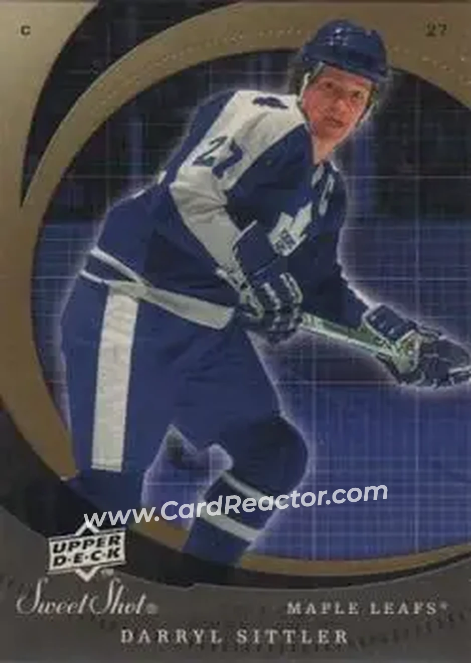 2007-08 Upper Deck Sweet Shot #22 - Darryl Sittler - Toronto Maple Leafs - Front