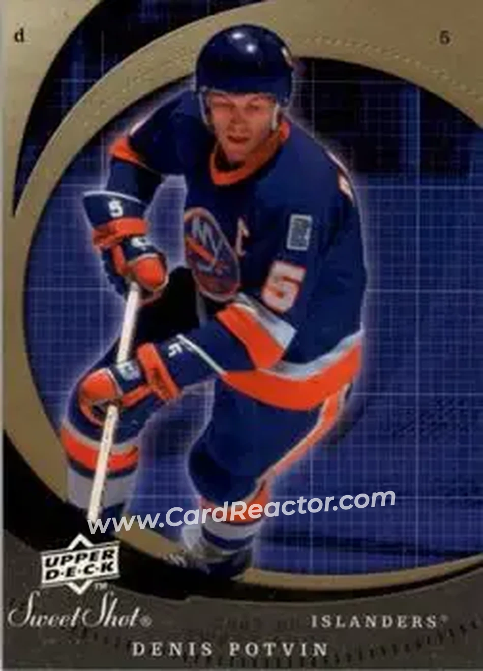 2007-08 Upper Deck Sweet Shot #23 - Denis Potvin - New York Islanders - Front