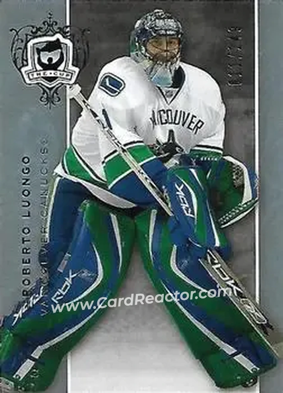 2007-08 Upper Deck The Cup #6 - Roberto Luongo - Vancouver Canucks - Front