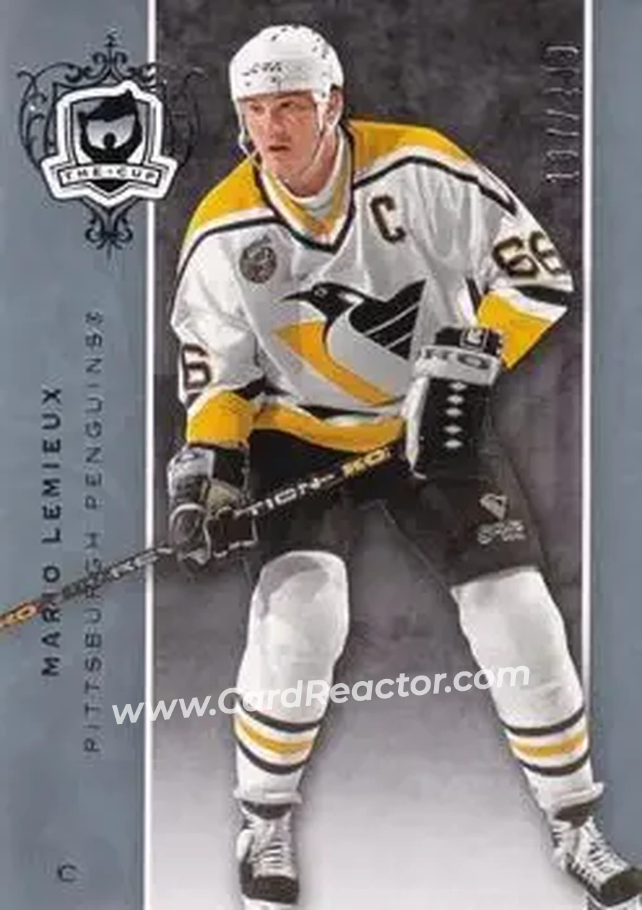 2007-08 Upper Deck The Cup #23 - Mario Lemieux - Pittsburgh Penguins - Front 2007-08 Upper Deck The Cup #23 - Mario Lemieux - Pittsburgh Penguins - Front