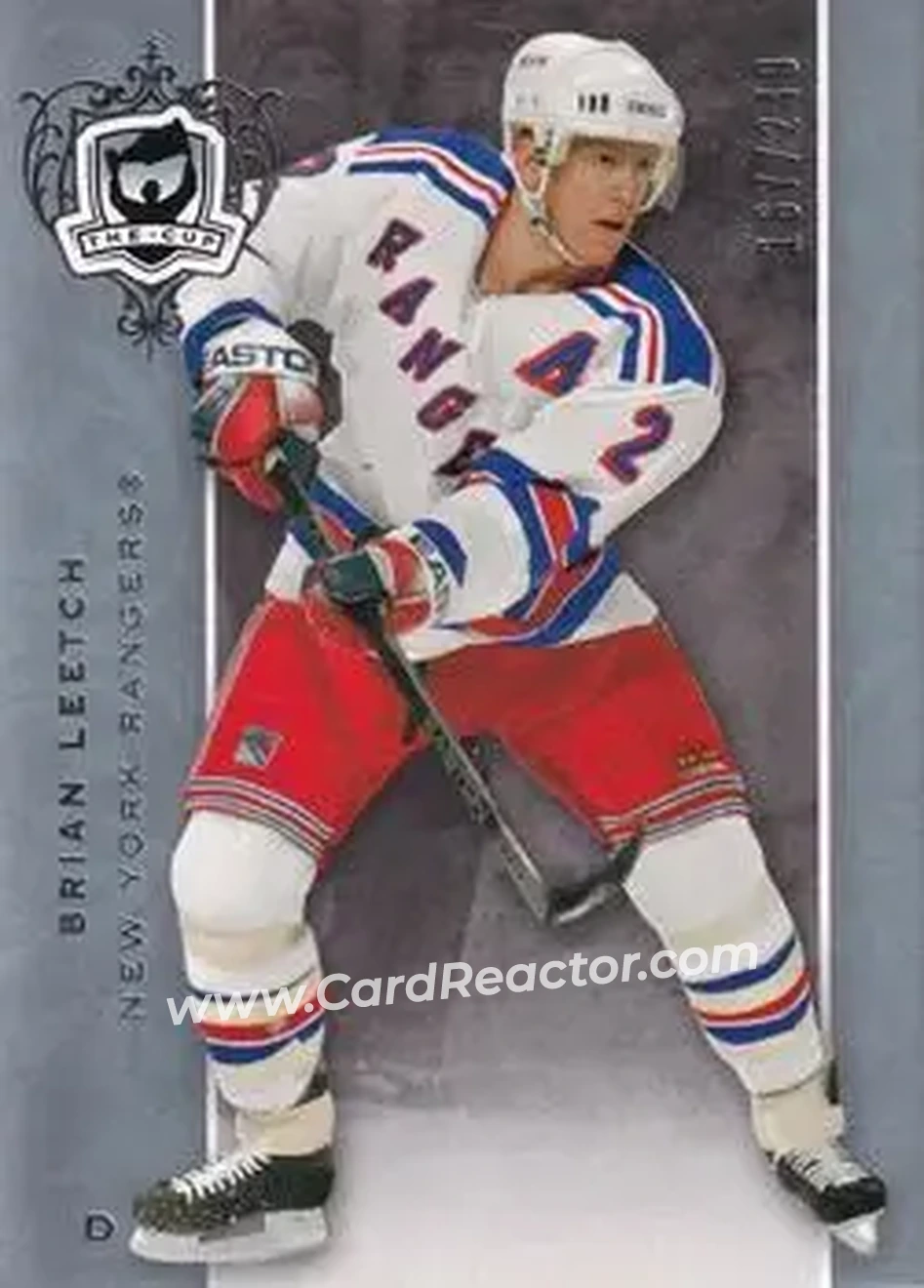 2007-08 Upper Deck The Cup #37 - Brian Leetch - New York Rangers - Front