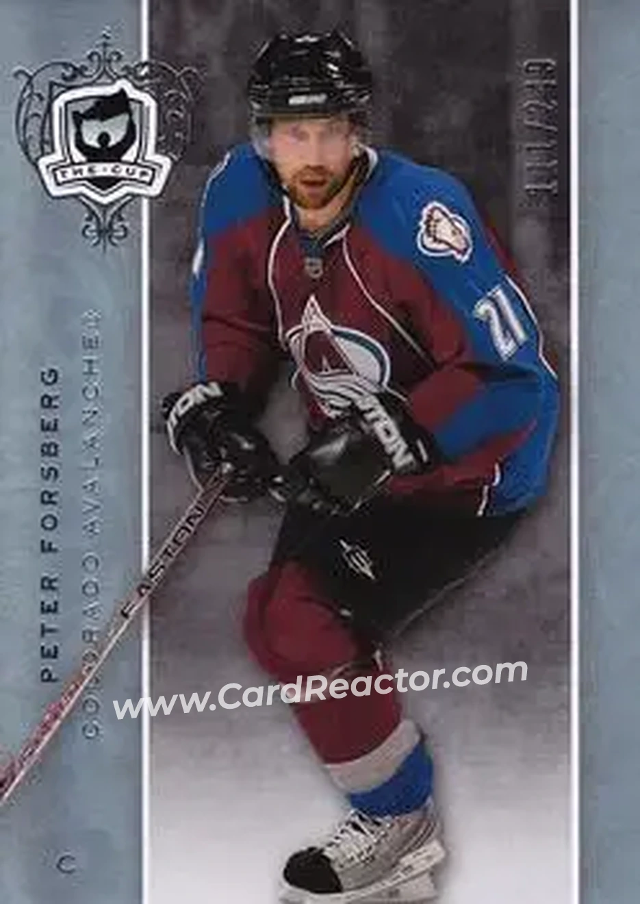 2007-08 Upper Deck The Cup #46 - Peter Forsberg - Colorado Avalanche - Front
