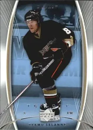 2007-08 Upper Deck Trilogy #4 - Teemu Selanne - Anaheim Ducks