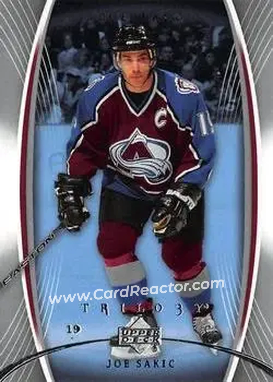 2007-08 Upper Deck Trilogy #25 - Joe Sakic - Colorado Avalanche - Front 2007-08 Upper Deck Trilogy #25 - Joe Sakic - Colorado Avalanche - Front