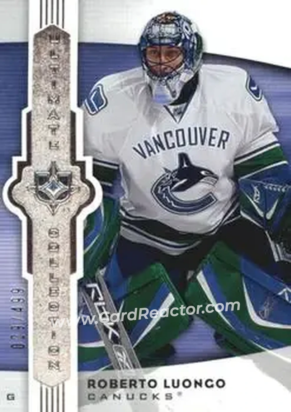 2007-08 Upper Deck Ultimate Collection #2 - Roberto Luongo - Vancouver Canucks - Front