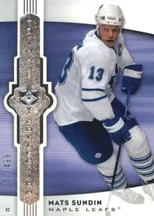 2007-08 Upper Deck Ultimate Collection #4 - Mats Sundin - Toronto Maple Leafs