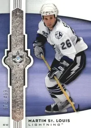2007-08 Upper Deck Ultimate Collection #9 - Martin St. Louis - Tampa Bay Lightning