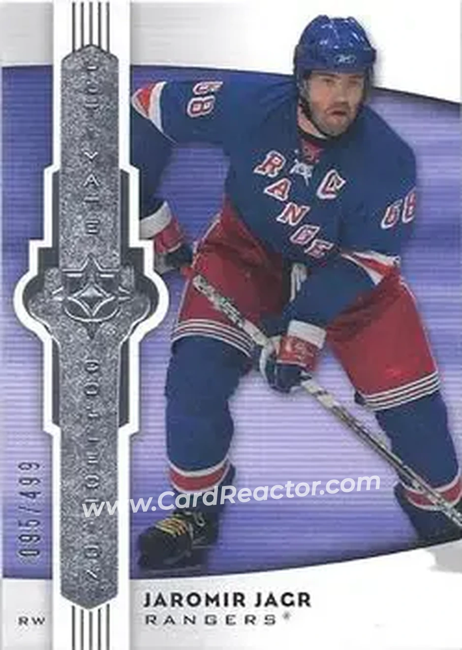 2007-08 Upper Deck Ultimate Collection #26 - Jaromir Jagr - New York Rangers - Front