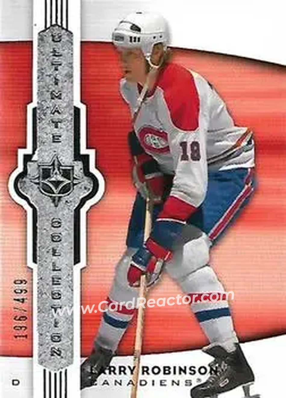 2007-08 Upper Deck Ultimate Collection #36 - Larry Robinson - Montreal Canadiens - Front