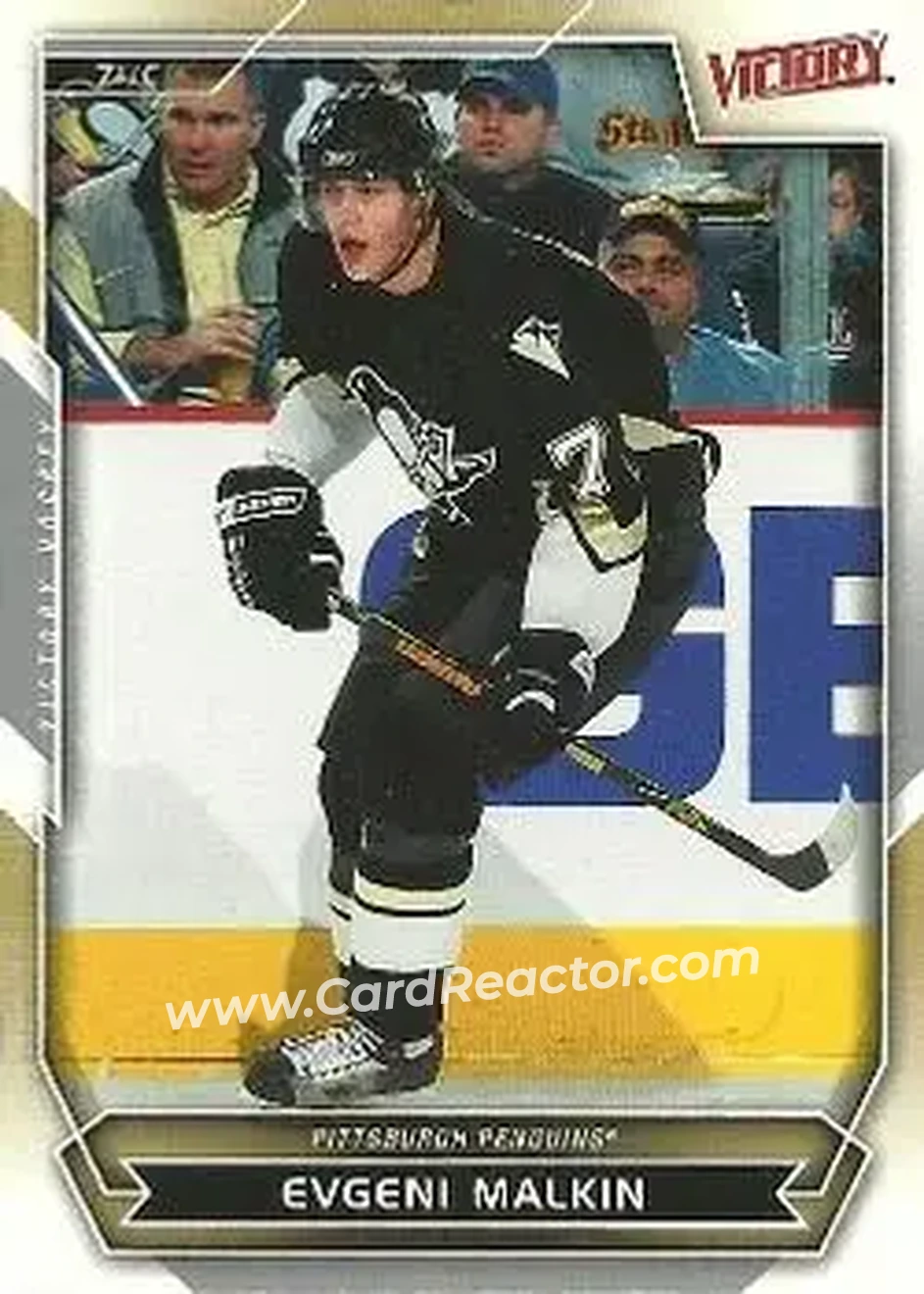 2007-08 Upper Deck Victory #9 - Evgeni Malkin - Pittsburgh Penguins - Front 2007-08 Upper Deck Victory #9 - Evgeni Malkin - Pittsburgh Penguins - Front