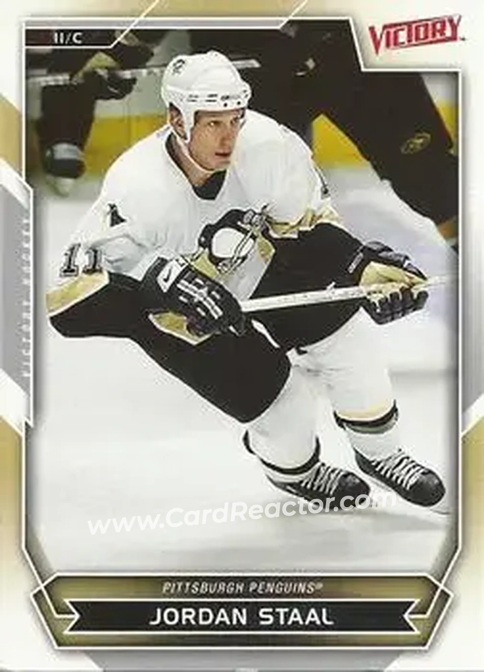 2007-08 Upper Deck Victory #11 - Jordan Staal - Pittsburgh Penguins - Front 2007-08 Upper Deck Victory #11 - Jordan Staal - Pittsburgh Penguins - Front