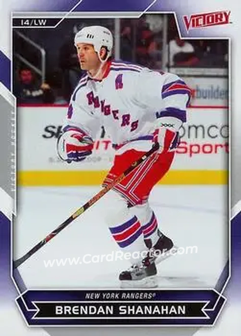2007-08 Upper Deck Victory #23 - Brendan Shanahan - New York Rangers - Front