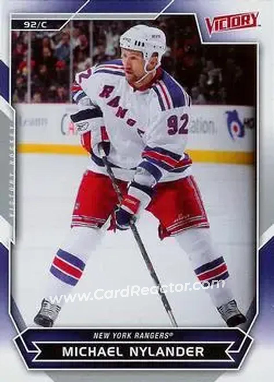 2007-08 Upper Deck Victory #24 - Michael Nylander - New York Rangers - Front 2007-08 Upper Deck Victory #24 - Michael Nylander - New York Rangers - Front