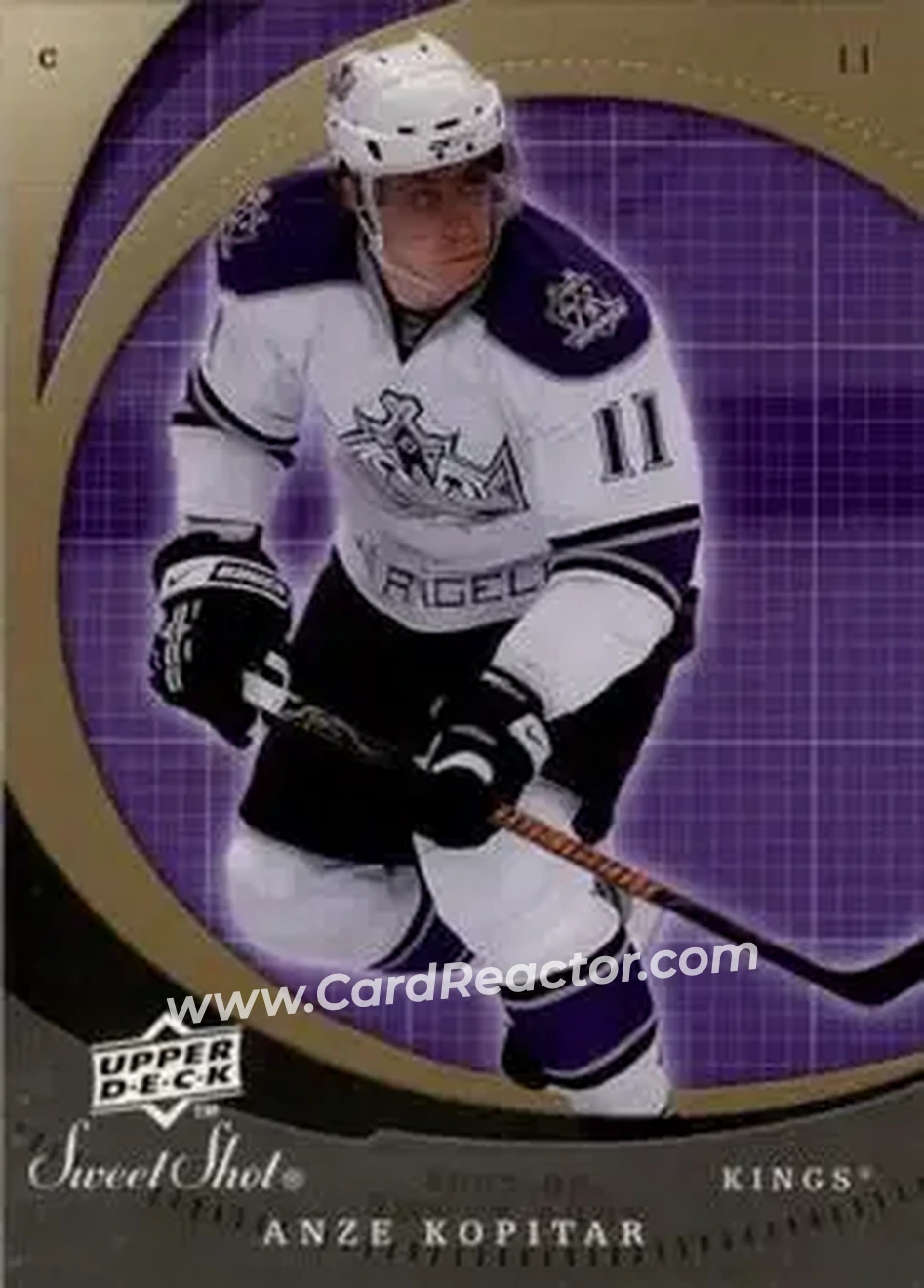 2007-08 Upper Deck Sweet Shot #6 - Anze Kopitar - Los Angeles Kings - Front