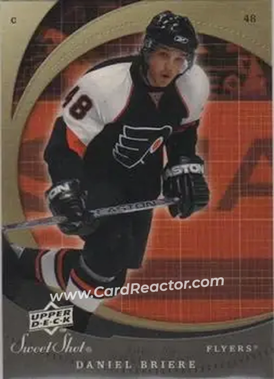 2007-08 Upper Deck Sweet Shot #20 - Daniel Briere - Philadelphia Flyers - Front 2007-08 Upper Deck Sweet Shot #20 - Daniel Briere - Philadelphia Flyers - Front