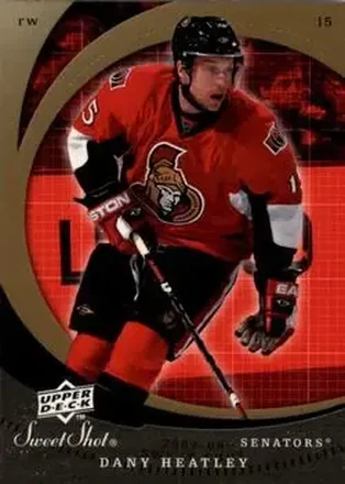 2007-08 Upper Deck Sweet Shot #21 - Dany Heatley - Ottawa Senators