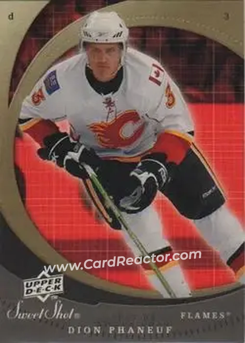 2007-08 Upper Deck Sweet Shot #25 - Dion Phaneuf - Calgary Flames - Front