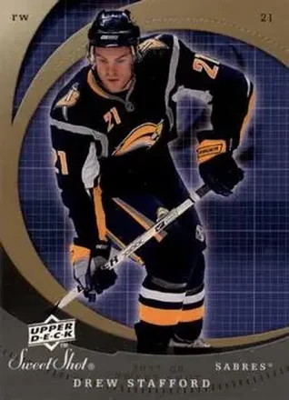 2007-08 Upper Deck Sweet Shot #28 - Drew Stafford - Buffalo Sabres