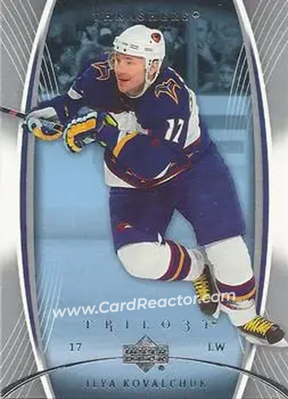 2007-08 Upper Deck Trilogy #5 - Ilya Kovalchuk - Atlanta Thrashers - Front 2007-08 Upper Deck Trilogy #5 - Ilya Kovalchuk - Atlanta Thrashers - Front