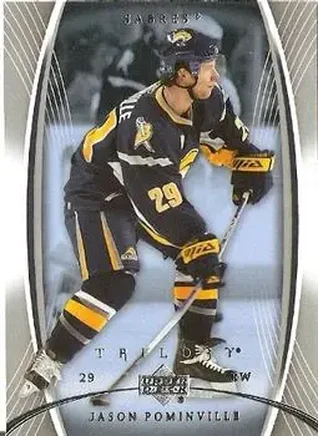 2007-08 Upper Deck Trilogy #13 - Jason Pominville - Buffalo Sabres