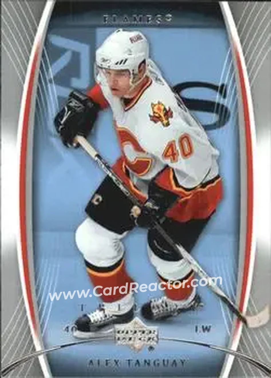 2007-08 Upper Deck Trilogy #18 - Alex Tanguay - Calgary Flames - Front