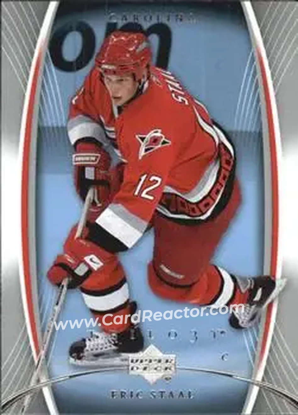 2007-08 Upper Deck Trilogy #20 - Eric Staal - Carolina Hurricanes - Front