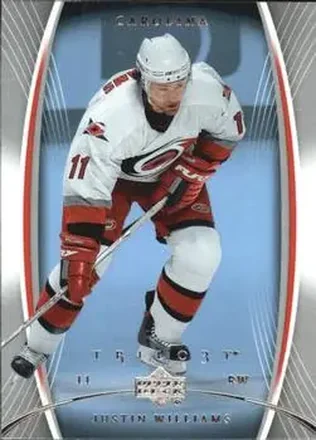 2007-08 Upper Deck Trilogy #21 - Justin Williams - Carolina Hurricanes