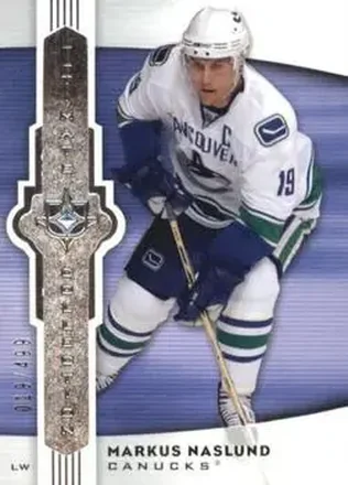 2007-08 Upper Deck Ultimate Collection #3 - Markus Naslund - Vancouver Canucks