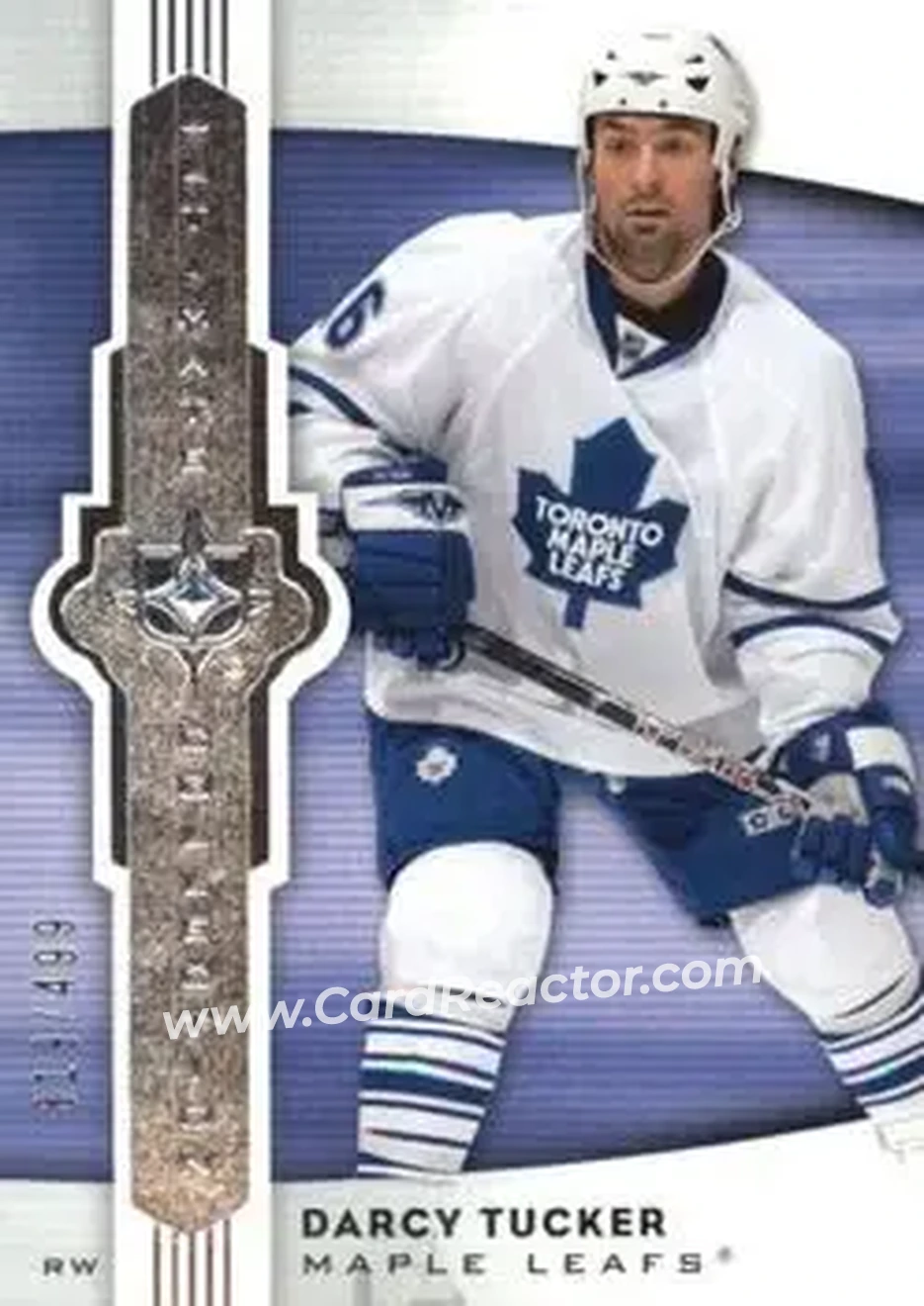 2007-08 Upper Deck Ultimate Collection #5 - Darcy Tucker - Toronto Maple Leafs - Front 2007-08 Upper Deck Ultimate Collection #5 - Darcy Tucker - Toronto Maple Leafs - Front