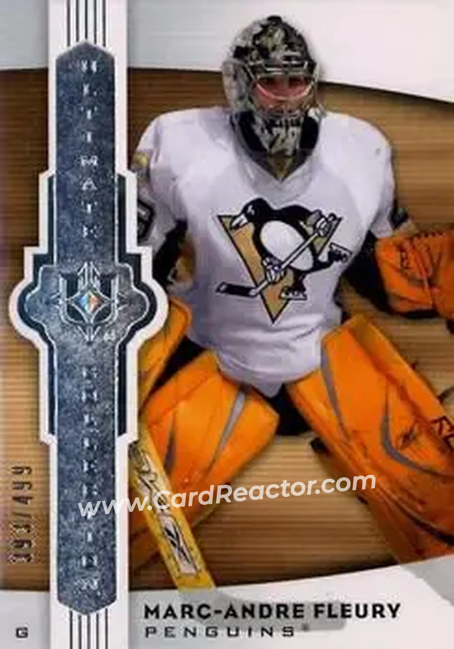 2007-08 Upper Deck Ultimate Collection #17 - Marc-Andre Fleury - Pittsburgh Penguins - Front