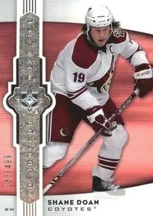 2007-08 Upper Deck Ultimate Collection #19 - Shane Doan - Phoenix Coyotes