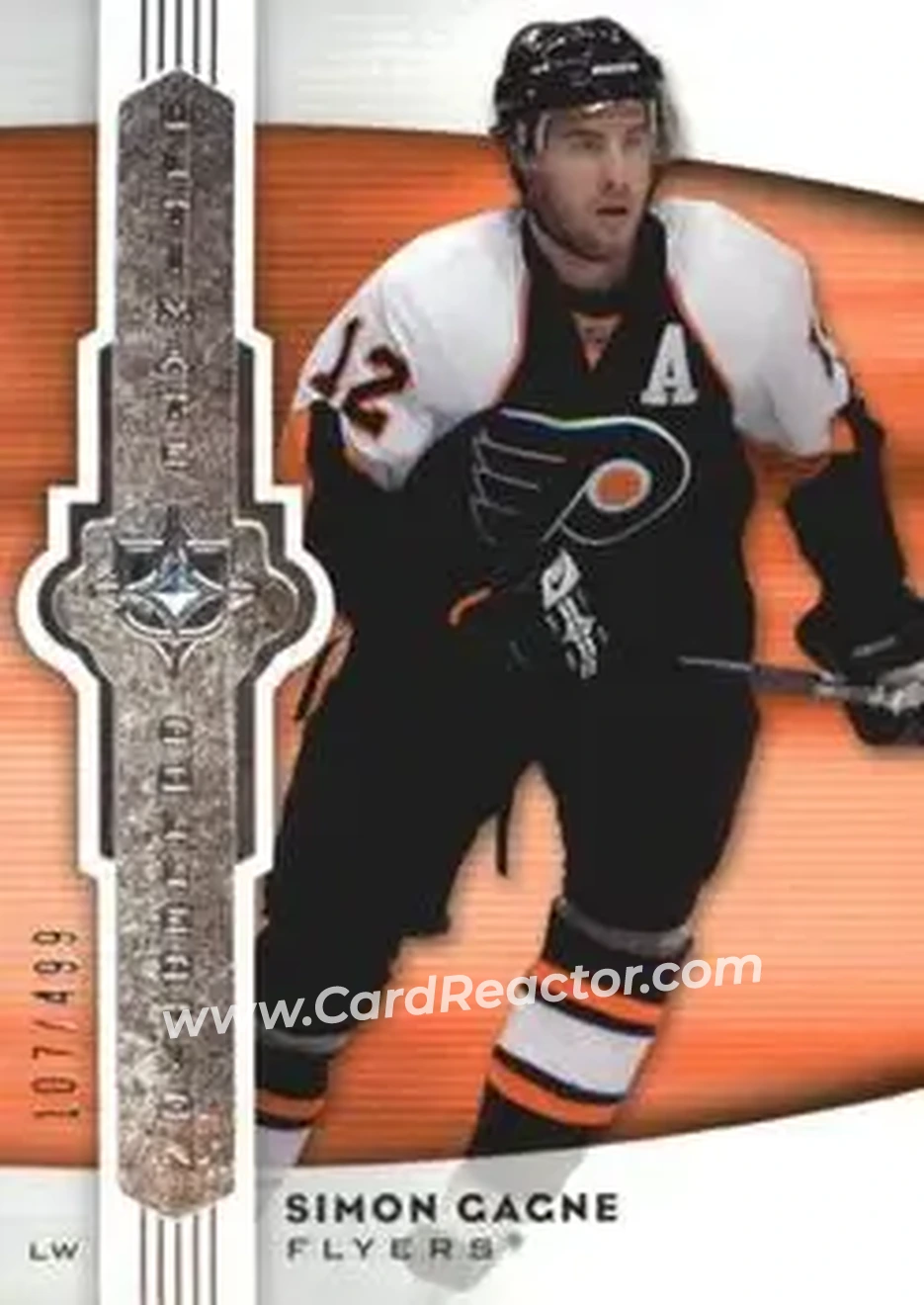 2007-08 Upper Deck Ultimate Collection #21 - Simon Gagne - Philadelphia Flyers - Front 2007-08 Upper Deck Ultimate Collection #21 - Simon Gagne - Philadelphia Flyers - Front
