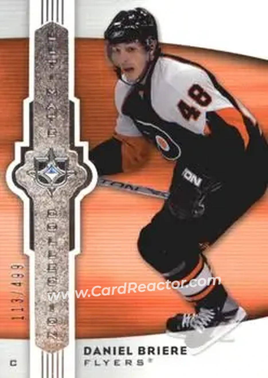 2007-08 Upper Deck Ultimate Collection #22 - Daniel Briere - Philadelphia Flyers - Front