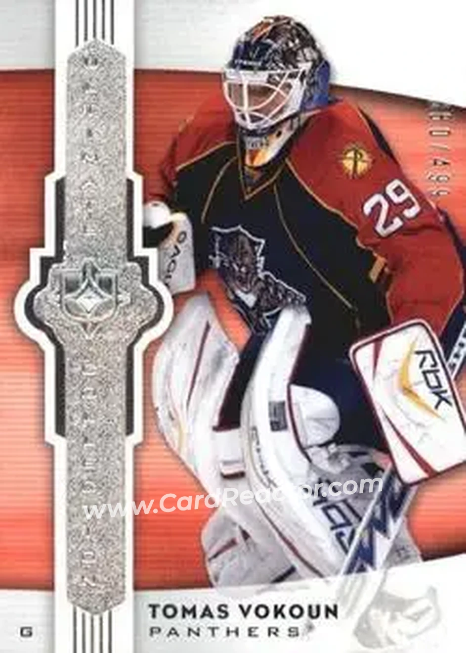 2007-08 Upper Deck Ultimate Collection #40 - Tomas Vokoun - Florida Panthers - Front