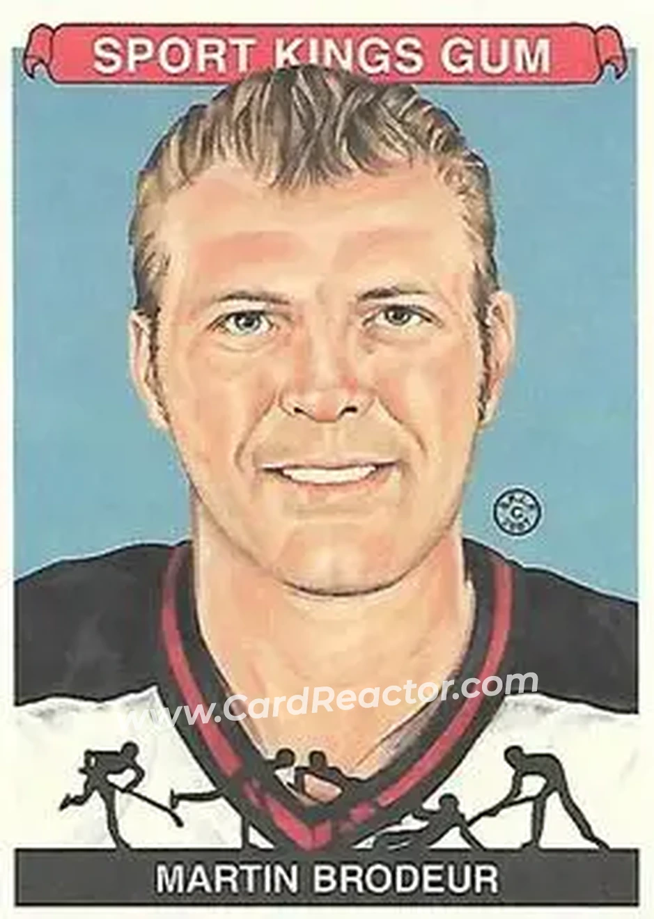 2007 Sportkings Series A #5 - Martin Brodeur - New Jersey Devils - Front