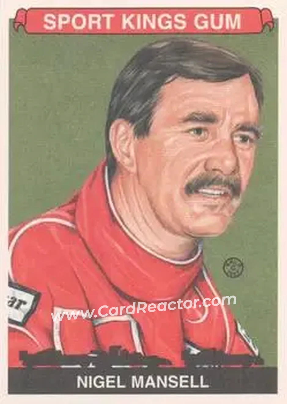 2007 Sportkings Series A #22 - Nigel Mansell - Front 2007 Sportkings Series A #22 - Nigel Mansell - Front