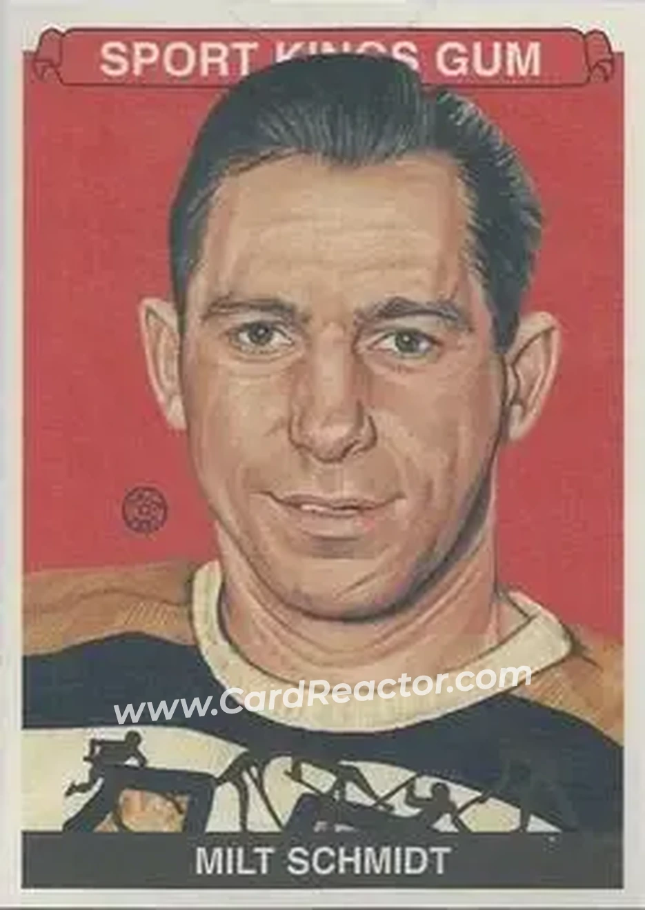 2007 Sportkings Series A #33 - Milt Schmidt - Boston Bruins - Front