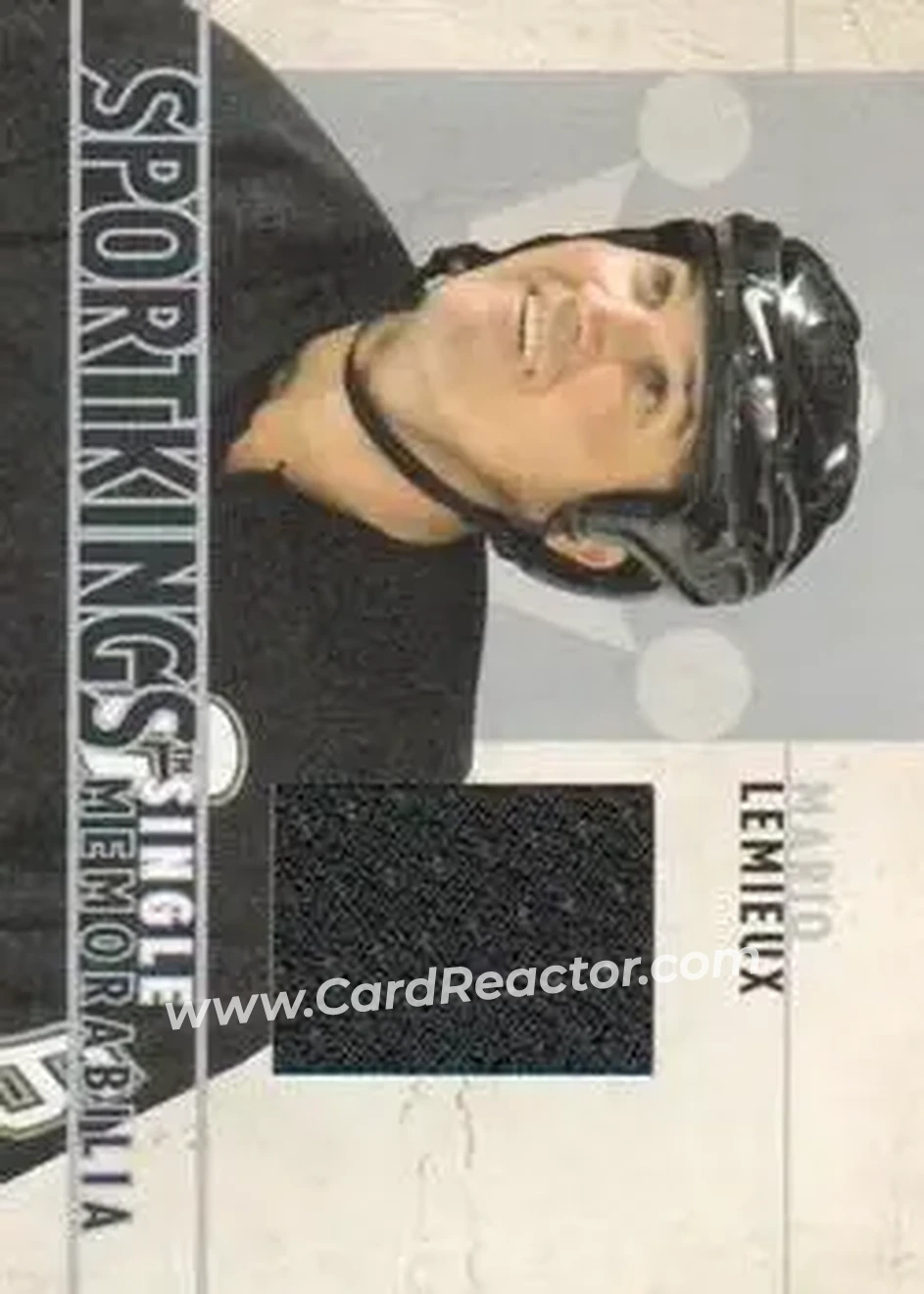 2007 Sportkings Series A - Single Memorabilia Silver #SM-11 - Mario Lemieux - Front