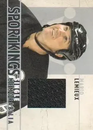 2007 Sportkings Series A - Single Memorabilia Silver #SM-11 - Mario Lemieux