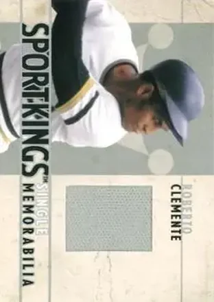 2007 Sportkings Series A - Single Memorabilia Silver #SM-22 - Bob Clemente - Pittsburgh Pirates