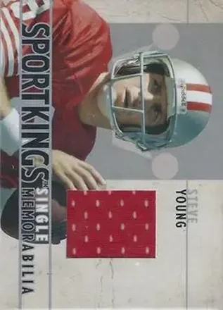 2007 Sportkings Series A - Single Memorabilia Silver #SM-26 - Steve Young - San Francisco 49ers