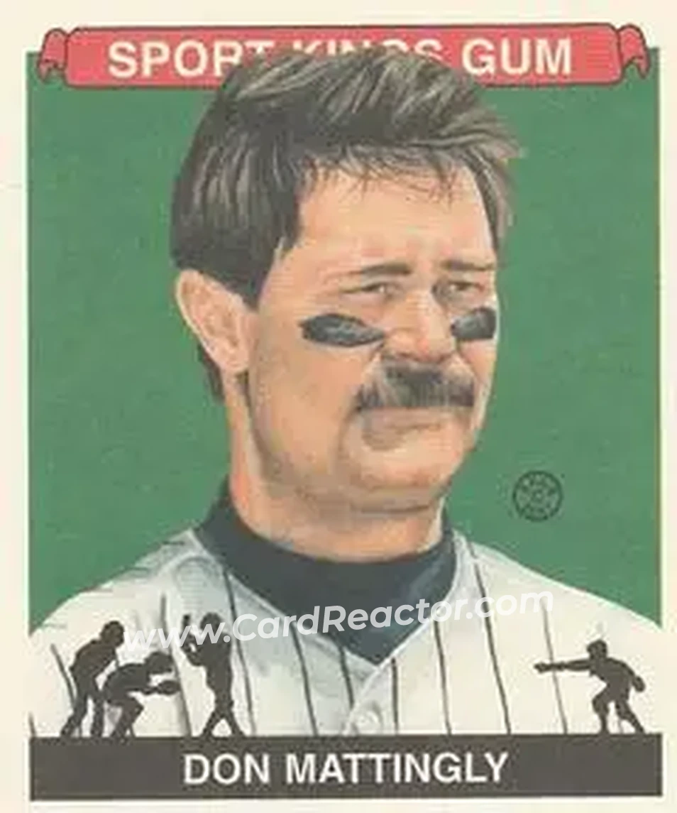 2007 Sportkings Series A - Mini #24 - Don Mattingly - New York Yankees - Front