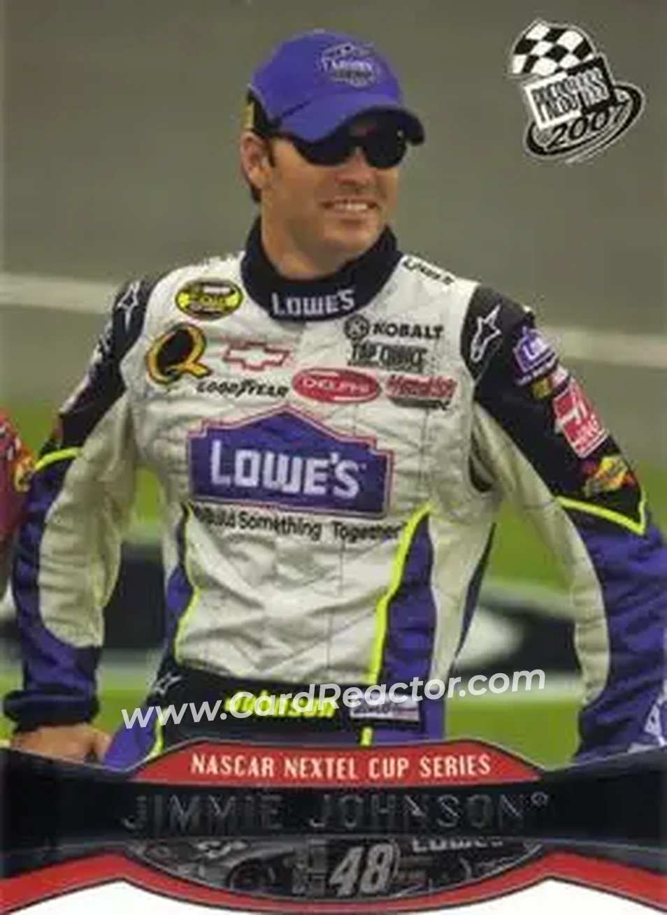 2007 Press Pass #2 - Jimmie Johnson - Hendrick Motorsports - Front