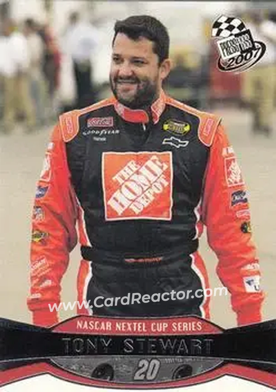 2007 Press Pass #11 - Tony Stewart - Joe Gibbs Racing - Front