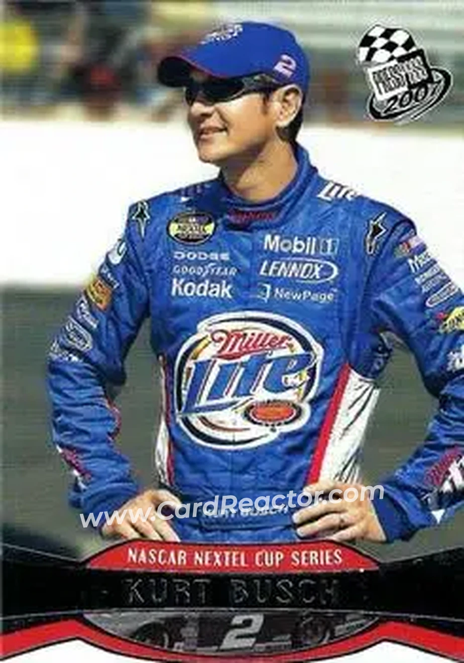 2007 Press Pass #14 - Kurt Busch - Penske Racing South - Front