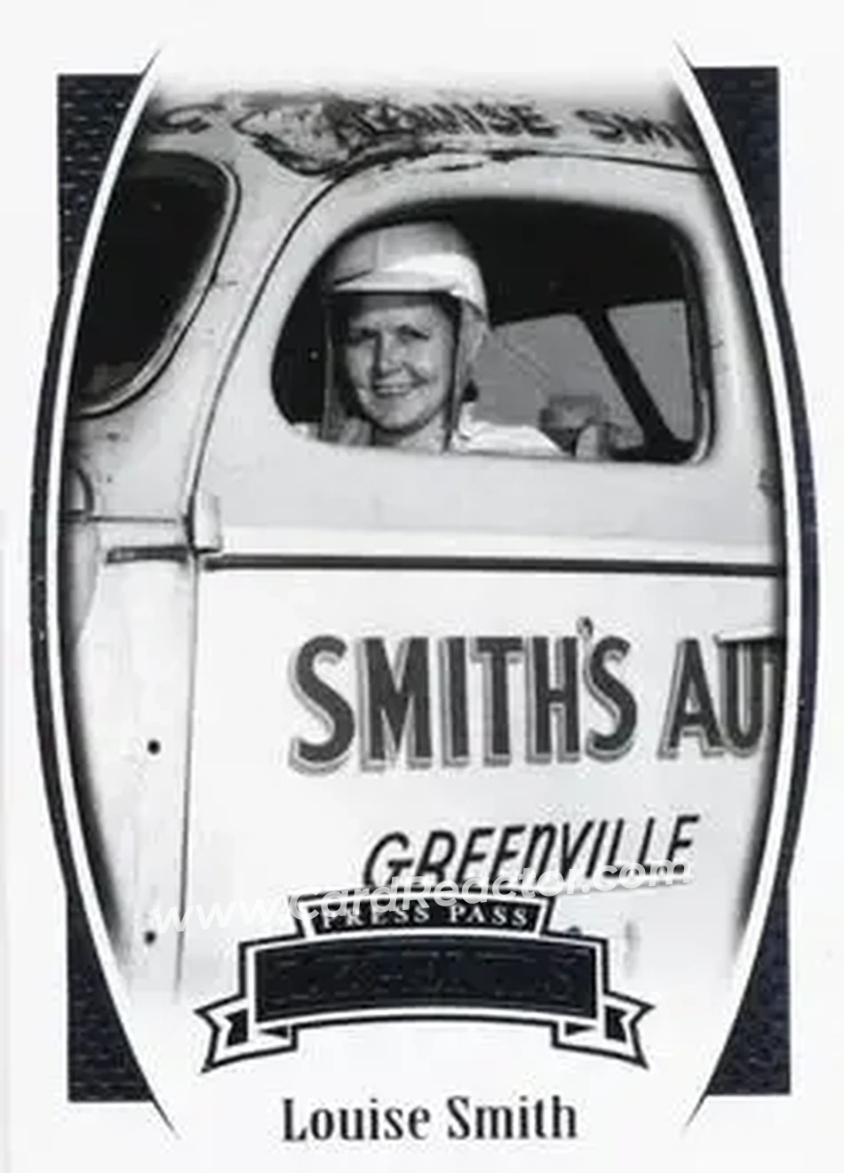 2007 Press Pass Legends #2 - Louise Smith - Louise Smith Racing - Front